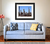 Framed Print, Gas And Oil Refinery Plant Complex Near Detroit