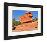 Framed Print, Garden Of Gods Rock Formations Near Colorado Springs