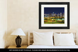 Framed Print, Denver Downtown Panoramcolorado