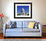 Framed Print, Us Capital Building