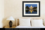 Framed Print, Us Capital Building In Washington Dc USA