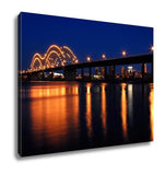 Gallery Wrapped Canvas, Memphis Bridge Over Mississippi River