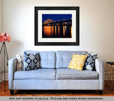 Framed Print, Memphis Bridge Over Mississippi River