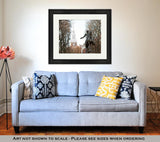 Framed Print, Paul Revere Statue Boston