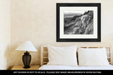 Framed Print, Labradoodle Above The Rio Grande Valley