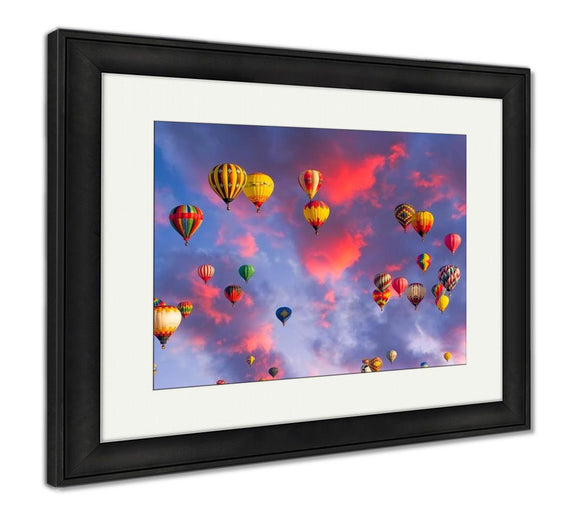 Framed Print, Balloons Over Albuquerque