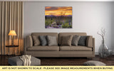 Gallery Wrapped Canvas, Sonoran Desert Catching Days Last Rays Near Tucson