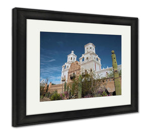 Framed Print, Mission San Xavier Del Bac Arizonnear Tucson