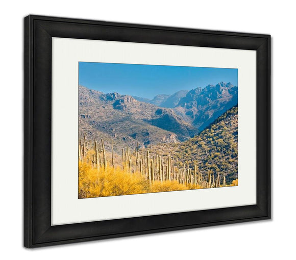 Framed Print, Sabino Canyon In Tucson Arizona