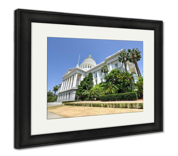 Framed Print, Sacramento Capitol Building California