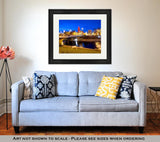 Framed Print, Kansas City Country Club Plazareduring Christmas