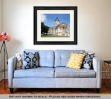 Framed Print, Kansas State Capitol