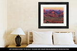 Framed Print, Sunrise At Hunts Mesviewpoint