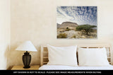 Gallery Wrapped Canvas, Masada Israel Ancient Rock Plateau Fortress In The Judaean Desert