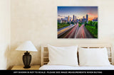 Gallery Wrapped Canvas, Atlantgeorgiusdowntown City Skyline Over Freedom Parkway