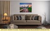 Gallery Wrapped Canvas, Atlantgeorgiusdowntown City Skyline Over Freedom Parkway