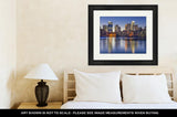 Framed Print, Atlantgeorgiusmidtown Skyline From Piedmont Park