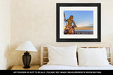 Framed Print, King Neptune At Neptune Park Virginibeach