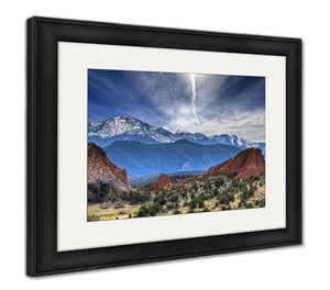 Framed Print, Garden Of The Gods