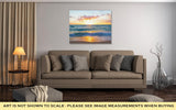 Gallery Wrapped Canvas, Sunrise Over Ocean In Miami Beach Florid