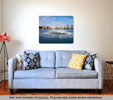 Metal Panel Print, Lake Merritt In Oakland California