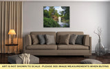 Gallery Wrapped Canvas, Minnehahfalls In Minneapolis Minnesoton Summer Morning