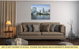 Gallery Wrapped Canvas, Cleveland Ohio In United States City Skyline