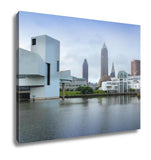 Gallery Wrapped Canvas, Cleveland Ohio In United States City Skyline