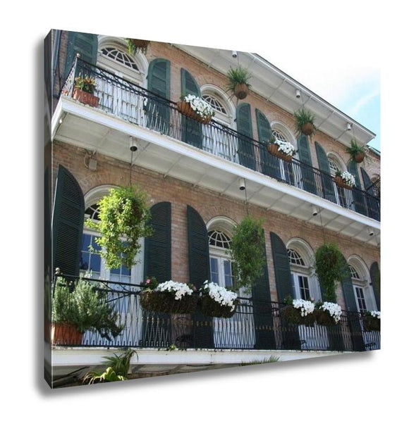 Gallery Wrapped Canvas, New Orleans French Quarter Balconies