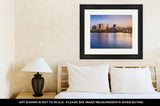 Framed Print, Rosslyn Arlington Virginiuscity Skyline On Potomac River