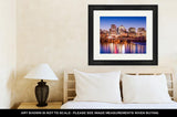 Framed Print, Rosslyn Arlington Virginiusskyline On Potomac River