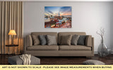 Gallery Wrapped Canvas, Capitol Building Annapolis Maryland Usdowntown View Over Main