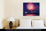 Gallery Wrapped Canvas, Lincoln Memorial Fireworks Over Washington Dc