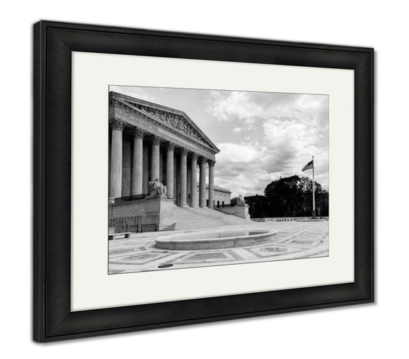 Framed Print, Supreme Court Building Washington D C United States Of America