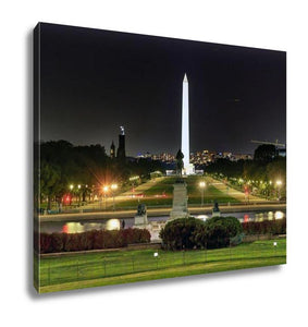 Gallery Wrapped Canvas, The Mall Smithsonian Washington Monument Washington Dc