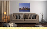 Gallery Wrapped Canvas, Cityscape Of Toronto Downtown At Dusk