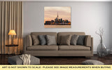 Gallery Wrapped Canvas, Cn Tower Part Of Toronto Skyline From East At Sunset
