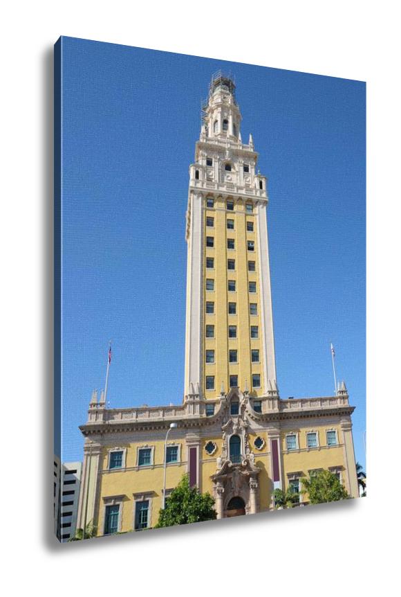 Gallery Wrapped Canvas, Freedom Tower In Miami Florida