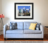 Framed Print, Summer Day In Chicago Illinois Usnorth Americ