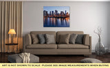 Gallery Wrapped Canvas, Sunset Over Chicago From Navy Pier