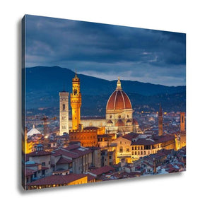 Gallery Wrapped Canvas, Cathedral Of Santmaridel Fiore Duomo Cathedral In Florence Italy