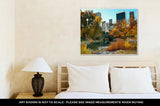 Gallery Wrapped Canvas, Central Park Autumn Buildings Midtown Manhattan New York City