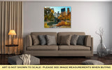 Gallery Wrapped Canvas, Central Park Autumn Buildings Midtown Manhattan New York City