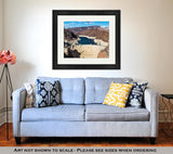 Framed Print, Hoover Dam And Lake Mead Near Las Vegas