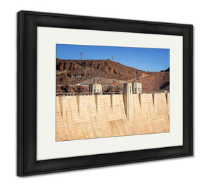 Framed Print, Hoover Dam An Engineering Feat