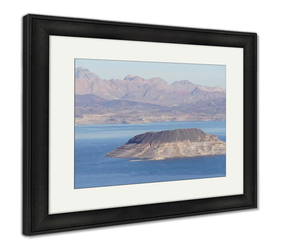 Framed Print, Lake Mead Near Hoover Dam In Nevada