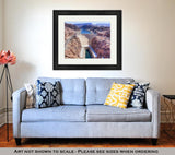 Framed Print, Hoover Dam On Arizonand Nevadborder