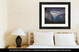 Framed Print, Tunnel View Yosemite Valley Overlooking El Capitan Half Dome Bridalveil Falls