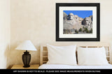 Framed Print, Mt Rushmore