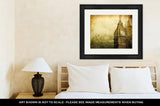 Framed Print, Big Ben Vintage